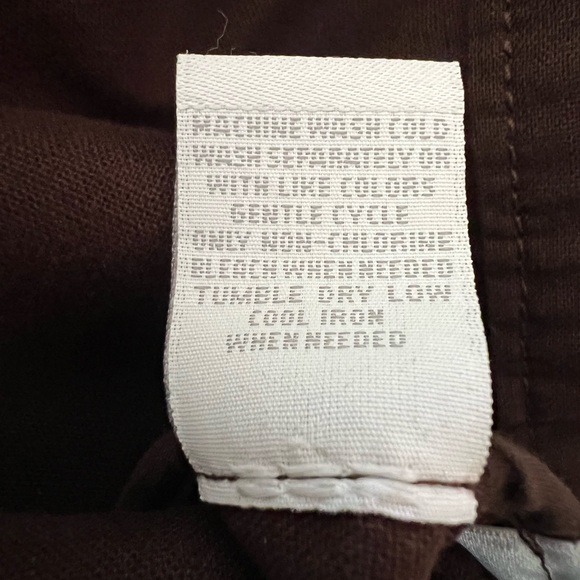 Relativity Lightweight Dark Brown Button Down Linen Blend Jacket, NWOT, Size L - Picture 6 of 15